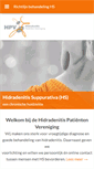 Mobile Screenshot of hidradenitis.nl